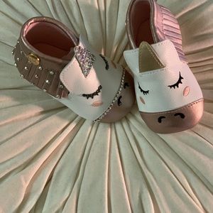 Nicole Miller unicorn moccasins